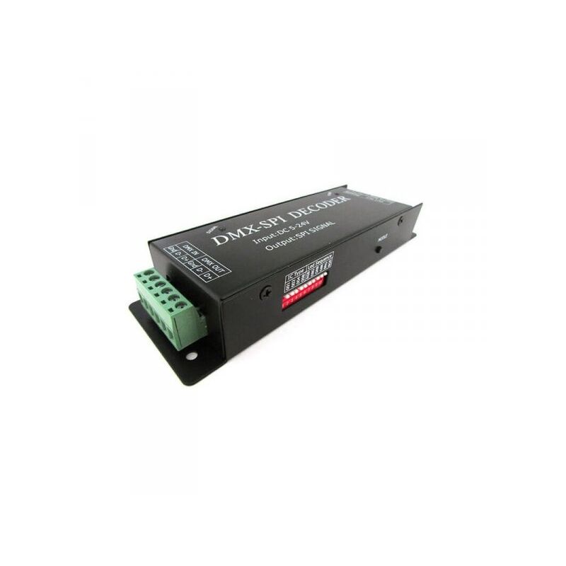 foto del prodotto ledlux convertitore dmx spi decoder converter ic ws2811 ws2801 lpd6803 tm1803 tm1809 tm1812 ucs1903 tls3001 tls3008 p9813 dmx200