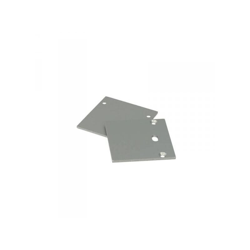 foto del prodotto ledlux coppia tappini termine per chiusure del profilato alluminio da soffitto o a sospensione ba3535