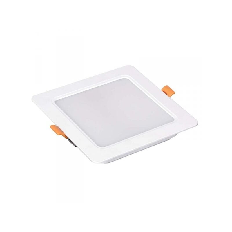 foto del prodotto ledlux faretto led da incasso quadrato 18w 1800lm neutro 4000k 170x170mm montaggio 2 in 1 da plafone e da incasso