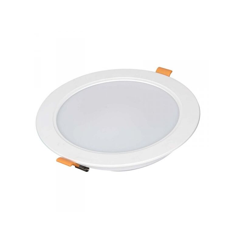 foto del prodotto ledlux faretto led da incasso rotondo 9w 900lm neutro 4000k diametro 120mm montaggio 2 in 1 da plafone e da incasso