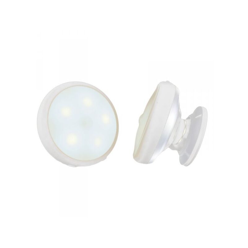 foto del prodotto ledlux faretto led luce notturna bianco freddo con sensore di movimento calamitato snodabile rimovibile ricaricabile usb con batteria litio per