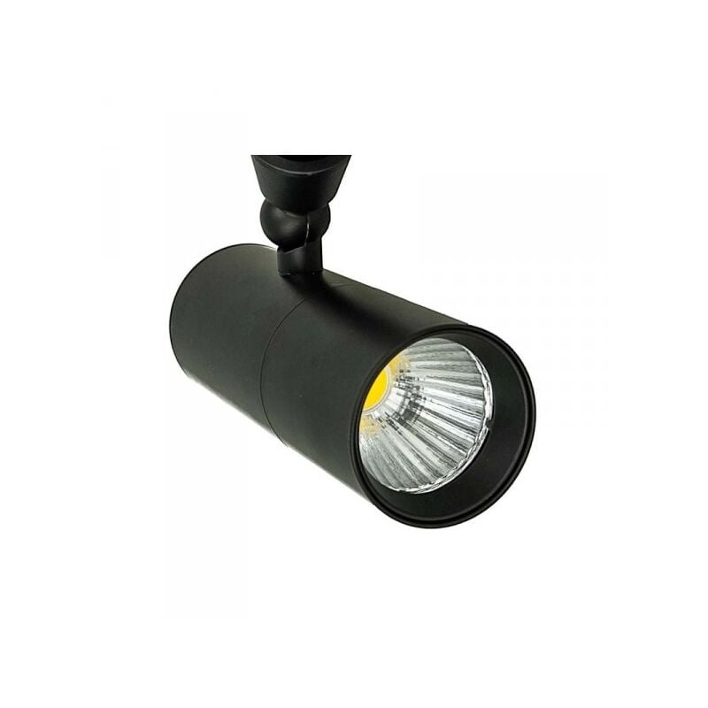 immagine 0 del prodotto ledlux faro led da binario trifase 20w 1600lm carcassa nera 4000k cri 90 ugr 11 trasformatore separabile escluso