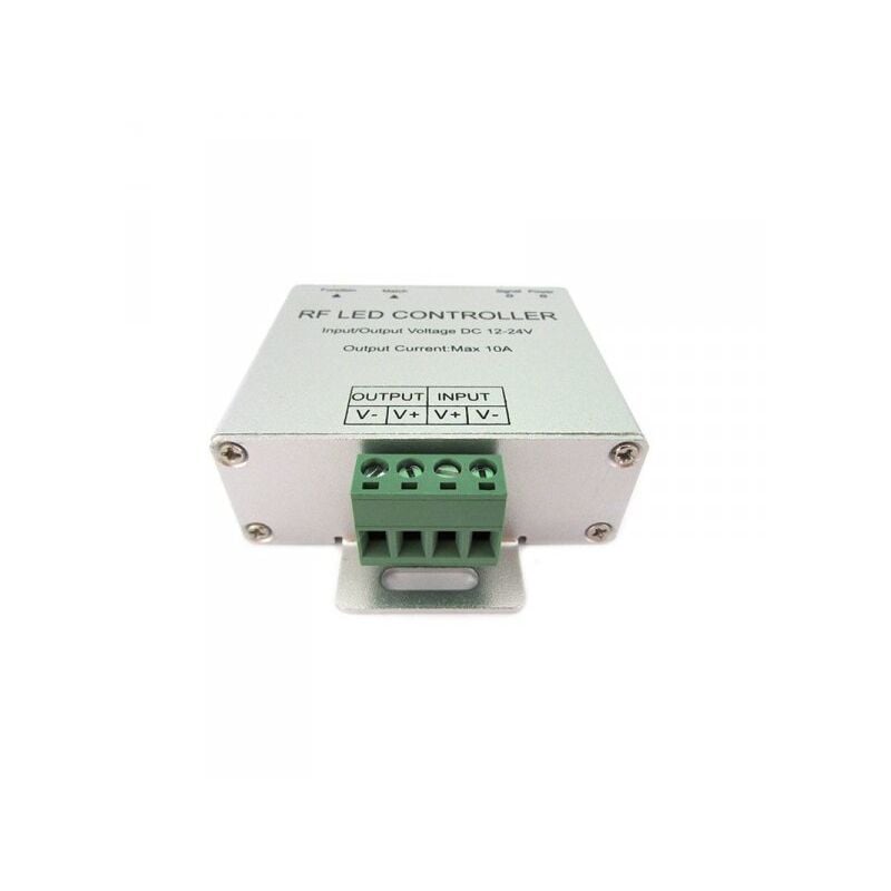 foto del prodotto ledlux led dimmer mono colore 12v 24v 10a con telecomando rf wireless per bobina led rf303