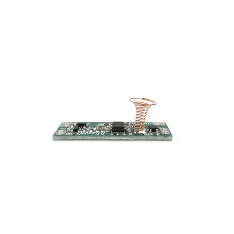 foto del prodotto ledlux led dimmer touch slim con memoria varialuce interruttore on off per profilo alluminio barra led 12v 3a 35x11x2mm