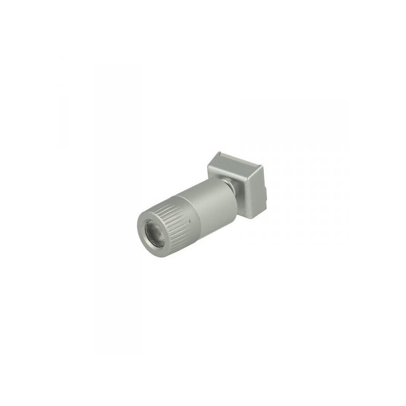 foto del prodotto ledlux mini lampada binario faretto led 12v 1w bianco caldo snodabile per sistema binario guida barra plastica elettrificata cb2107