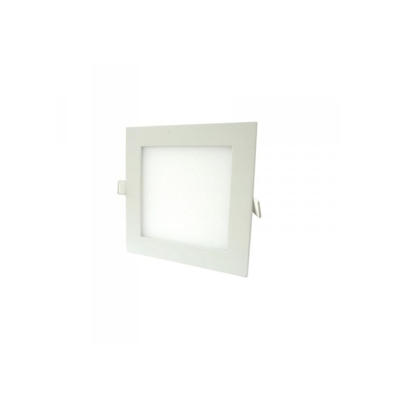 foto del prodotto ledlux pannello faretto led da incasso 12w bianco neutro naturale quadrato interno esterno