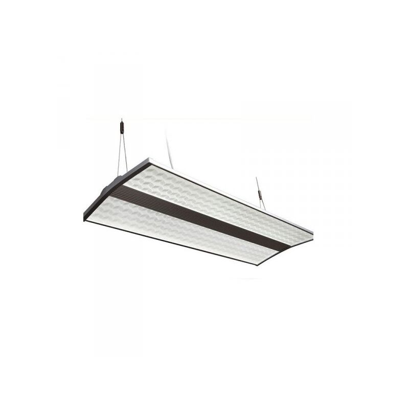 foto del prodotto ledlux pannello led rettangolare a sospensione 40w 80x30 stile moderna con curva