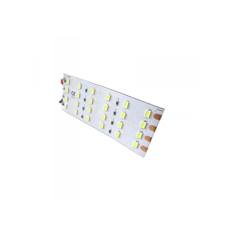 foto del prodotto ledlux pannello plafoniera led flessibile 24v 8w bianco caldo 10cm per luci abitacolo cassone cabina camion barca