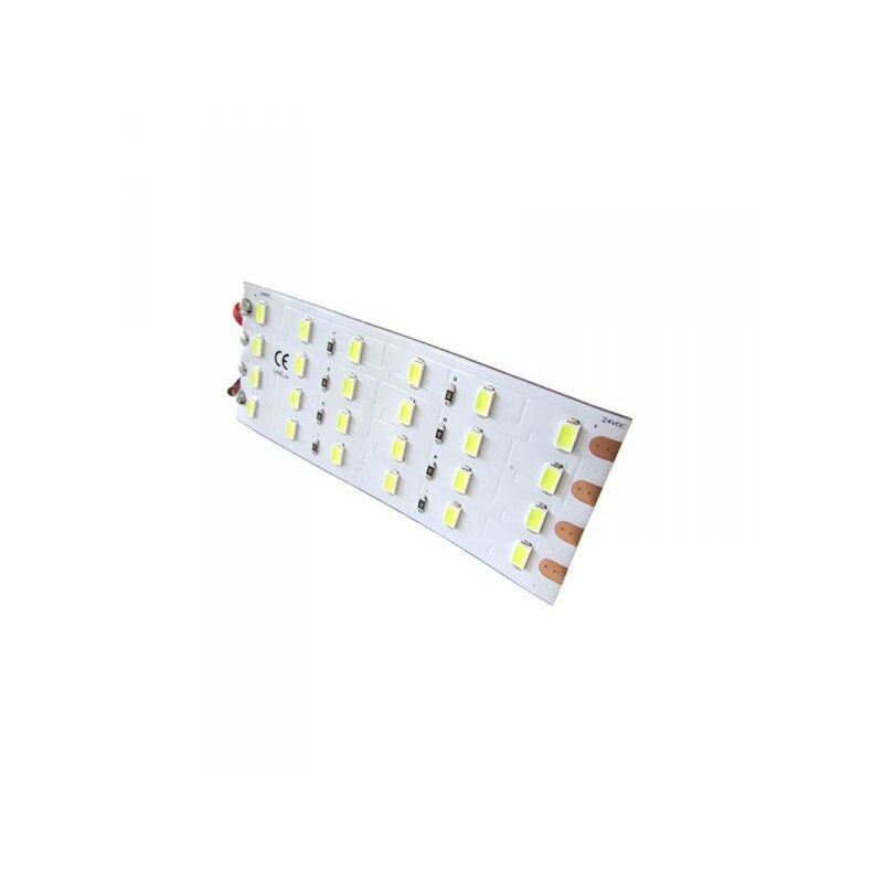 foto del prodotto ledlux pannello plafoniera led flessibile 24v 8w bianco freddo 10cm per luci abitacolo cassone cabina camion barca