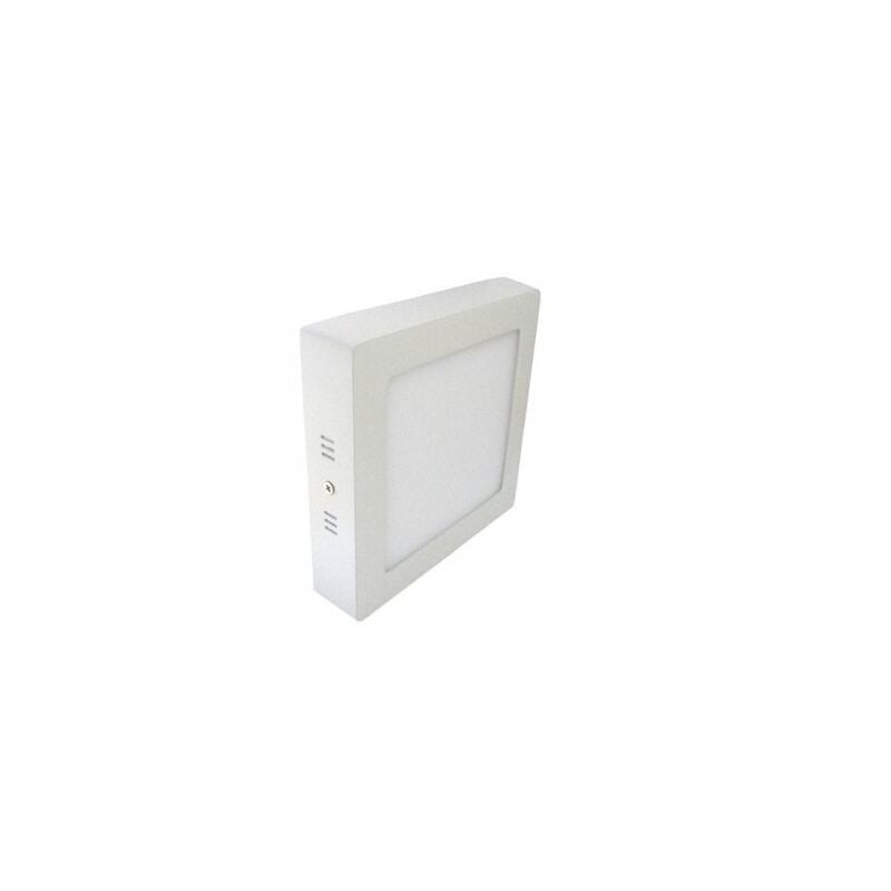 foto del prodotto ledlux plafoniera faretto led da soffitto muro parete quadrata 12w bianco freddo 170x170mm