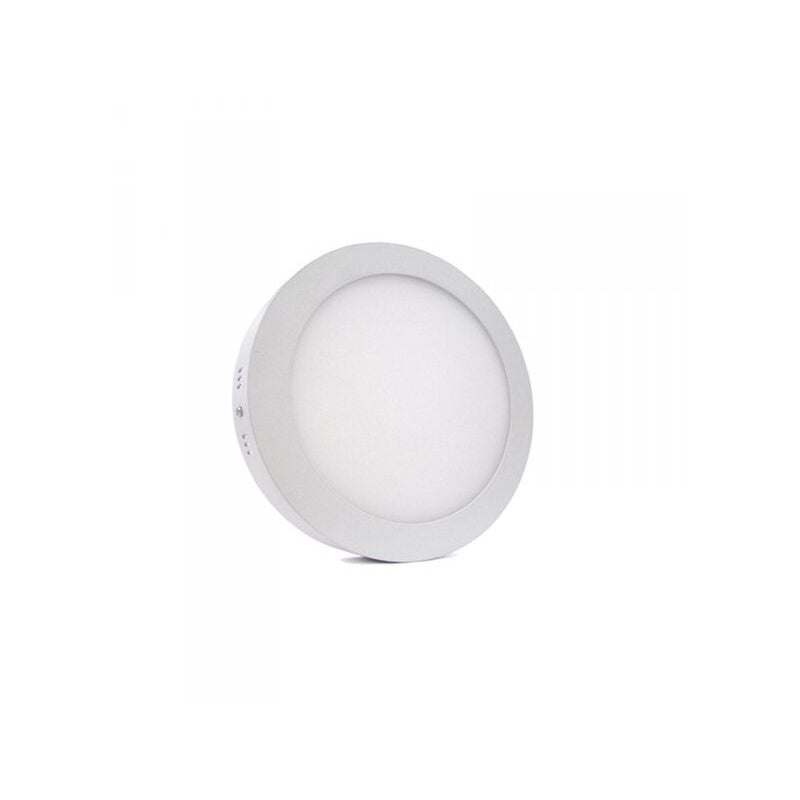 foto del prodotto ledlux plafoniera faretto led da soffitto muro parete rotonda 18w bianco caldo diametro 225mm