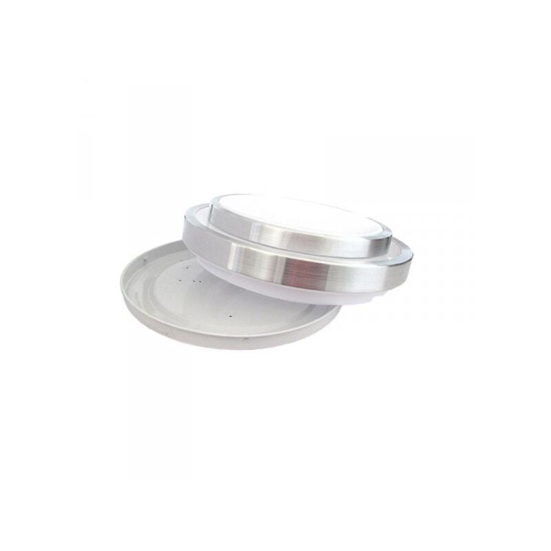 foto del prodotto ledlux plafoniera vuota rotondo diametro 380mm modello doppio anelli per led plates