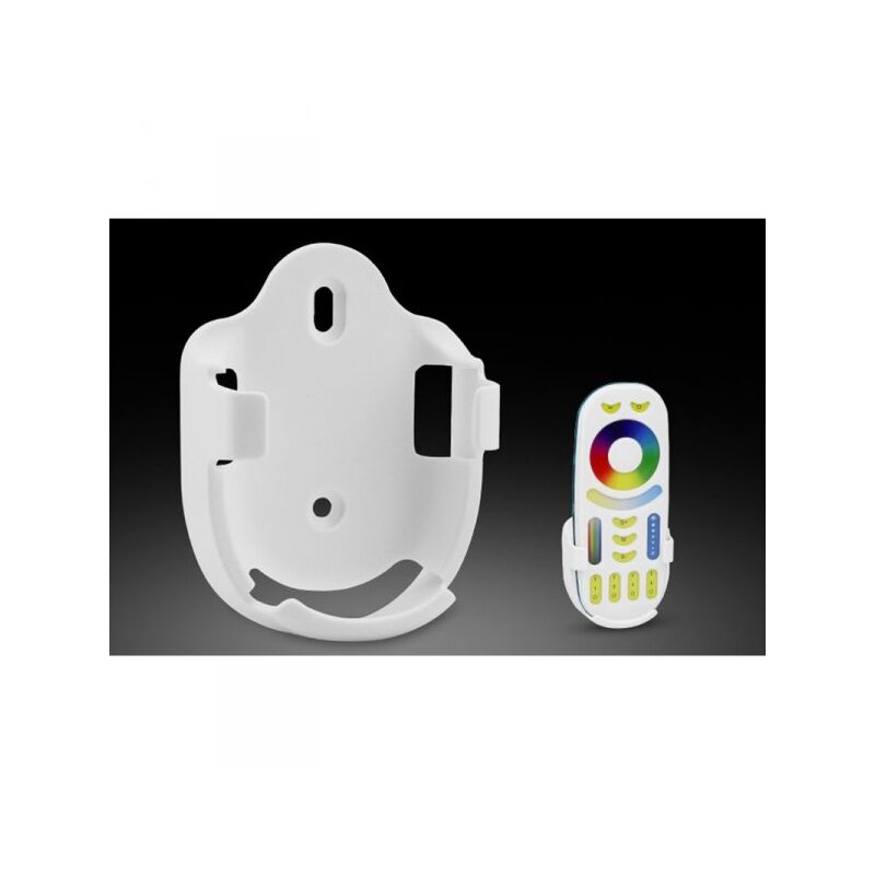 foto del prodotto ledlux porta telecomando da parete muro compreso biadesivo fisher vite per remote cl8792 bd3600