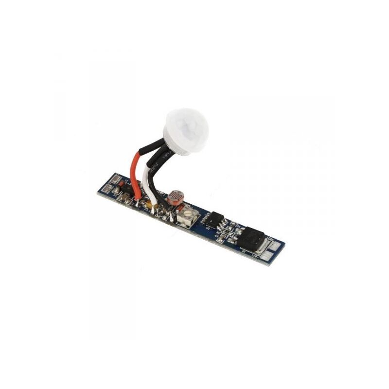 foto del prodotto ledlux sensore di movimento pir light sensore crepuscolare 12v 24v 8a regolabile