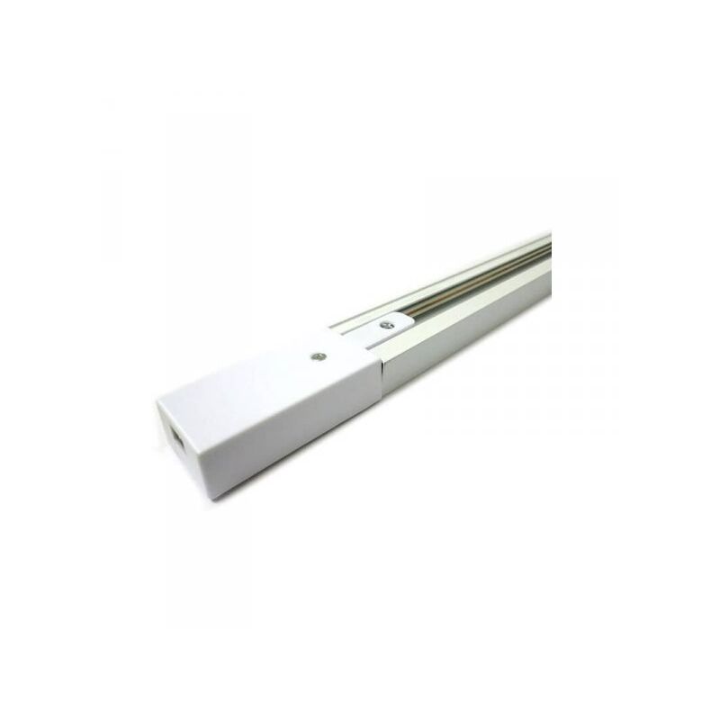 foto del prodotto ledlux sistema binario guida da 1 metro colore bianco mono fase per faretti led a binario