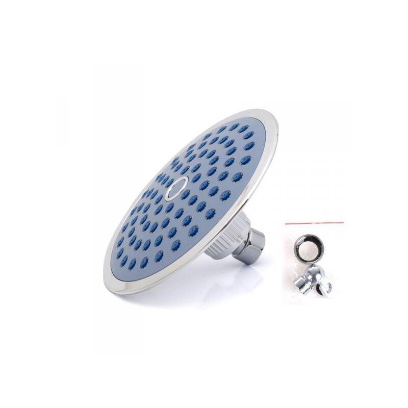 foto del prodotto ledlux soffione doccia a pioggia rotondo da 150mm testa doccia tonda ad alta pressione cromato