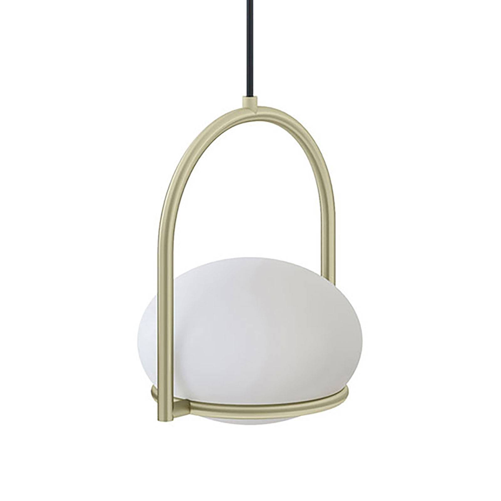 foto del prodotto leds c4 coco single a sospensione, oro bianco