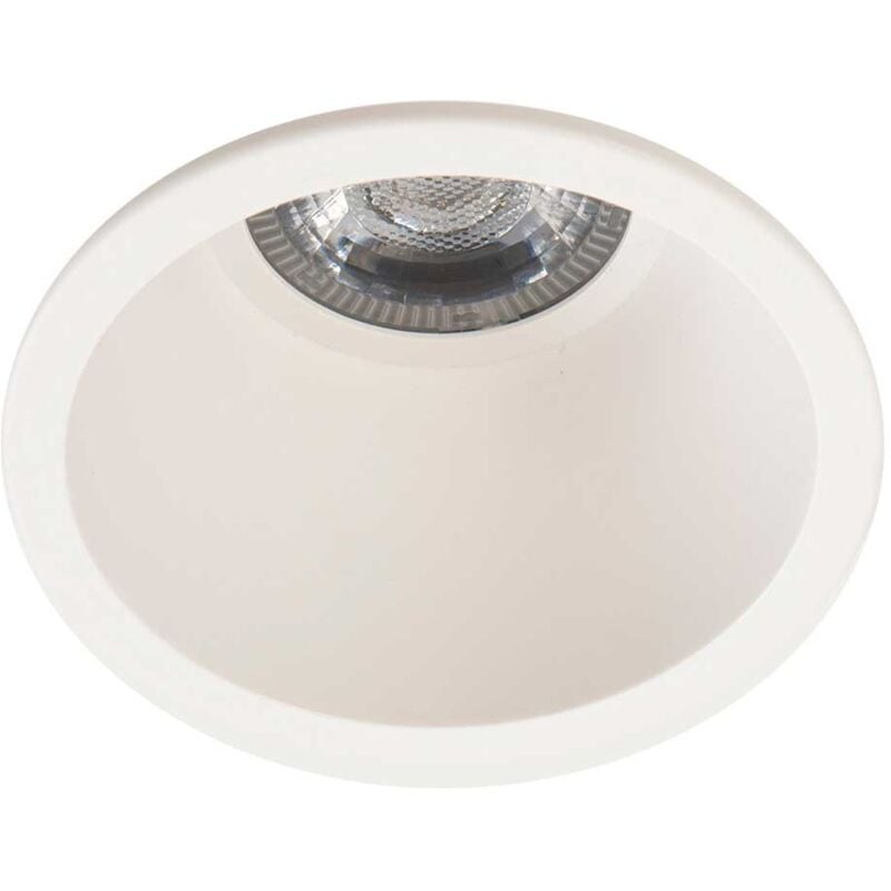 foto del prodotto leds c4 downlight lite 75mm 6.7w bianco caldo 3000k cri 80 32.2 on off bianco ip