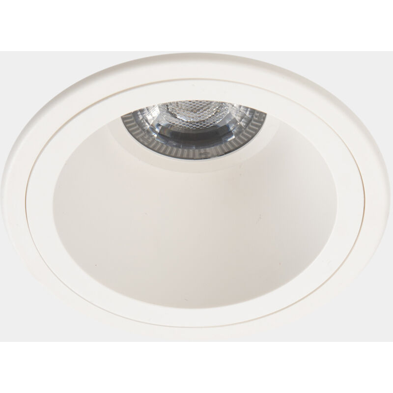 foto del prodotto leds c4 downlight lite 88mm 6.7w bianco caldo 2700k cri 80 46.5 on off bianco ip