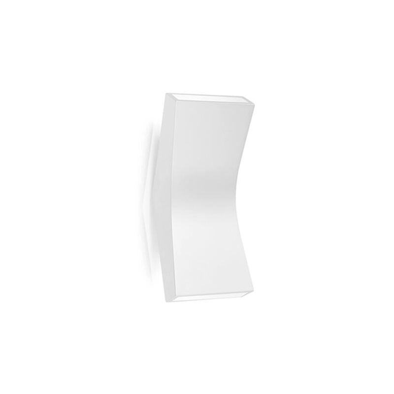 foto del prodotto leds c4 ledsc4 lampada da parete bend led 9w bianco caldo 3000k on off bianco porcellana 239l