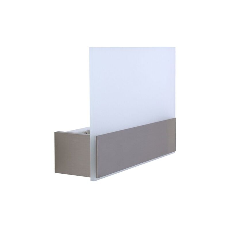 foto del prodotto leds c4 ledsc4 lampada da parete flat led 8w bianco caldo 3000k nichel satinato 556lm