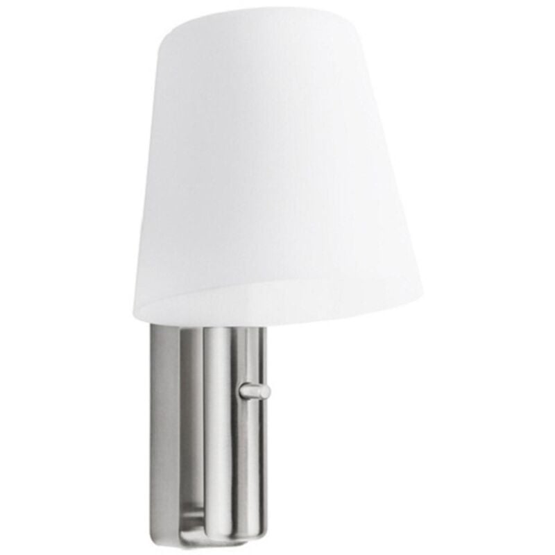 foto del prodotto leds-c4 - ledsc4 lampada da parete read me led 4.8w bianco caldo - 3000k on-off nichel satinato 3