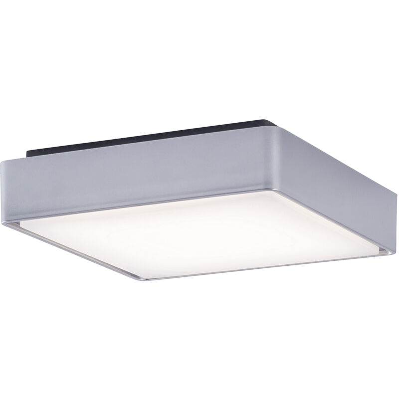 foto del prodotto leds c4 plafoniera ip66 kossel diretta 220mm led 6.5w 3000k grigio 419lm