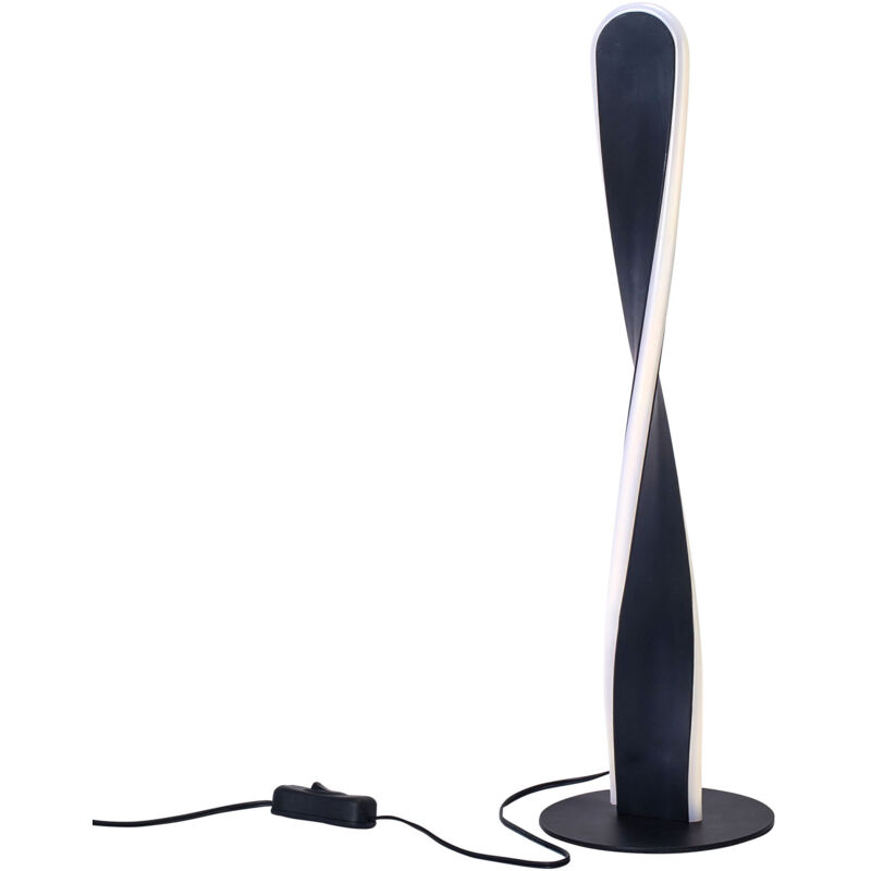 foto del prodotto leds c4 sobremesa merme led 12w blanco neutro 4000k on off negro, blanco opal l mpara led moderna para escritorios