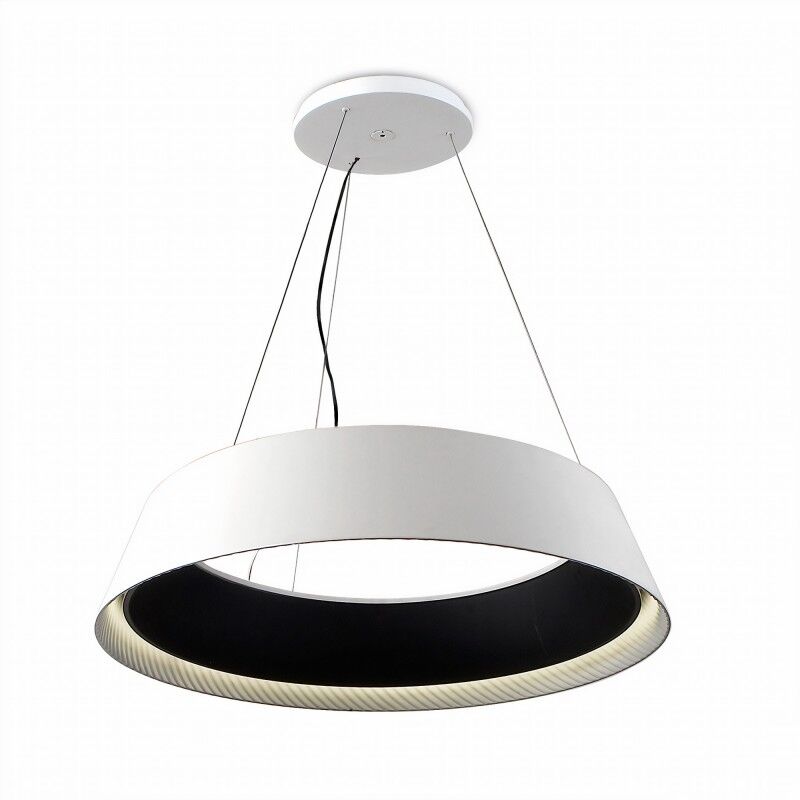 foto del prodotto ledsc4 lampada a sospensioni ringofire 950 led 31.2w bianco caldo 3000k on off nero 1131lm