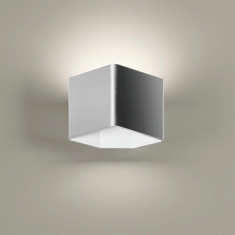 foto del prodotto ledsc4 lampada da parete jet model 2 led 7.5w bianco caldo - 3000k on-off alluminio sat