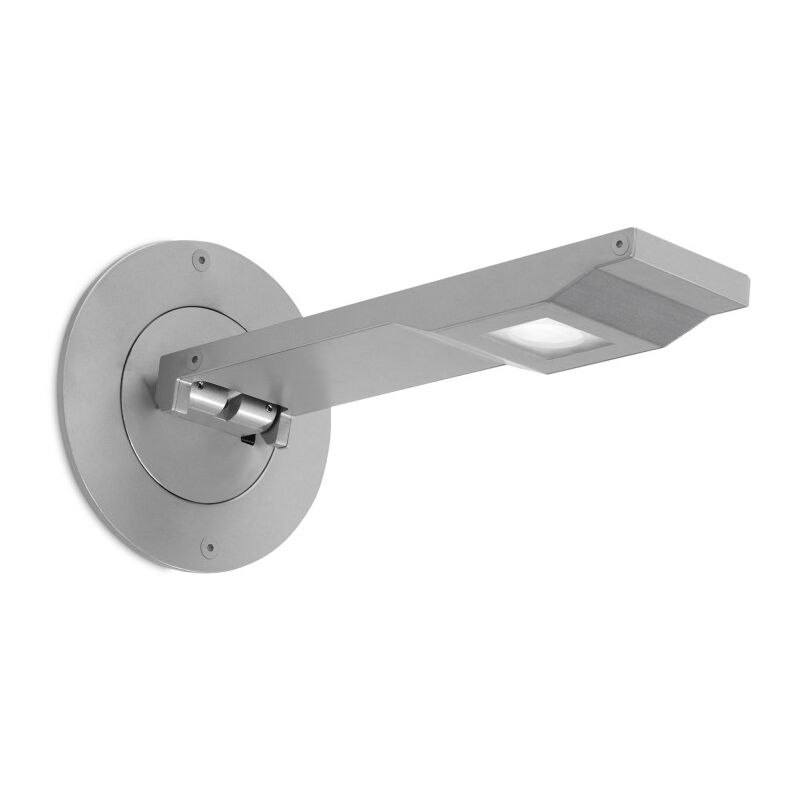 foto del prodotto ledsc4 lampada da parete on off led 3w bianco caldo 3000k grigio 80lm