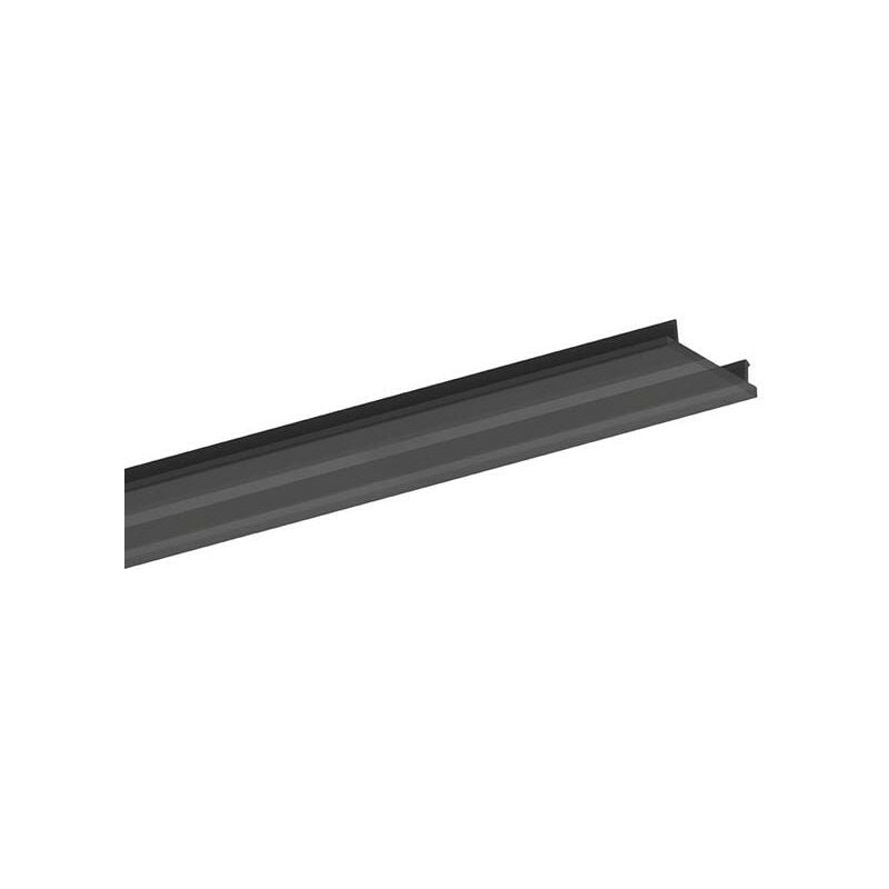 foto del prodotto ledson diffusore in pmma per profilo led alluminio epossidico 2 metri nero satinato