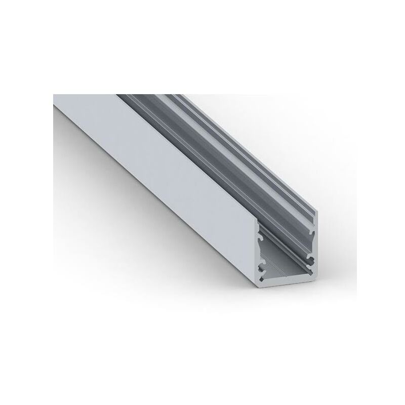 foto del prodotto ledson profilo led in alluminio linea premium, alta efficienza, slim line 15 fl argento
