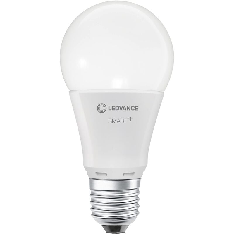 foto del prodotto ledvance - lampada led smart , tecnologia bluetooth, e27, dimmerabile, bianco caldo, 2700 k, sostituisce lampadine da 60w, controllabili con google,
