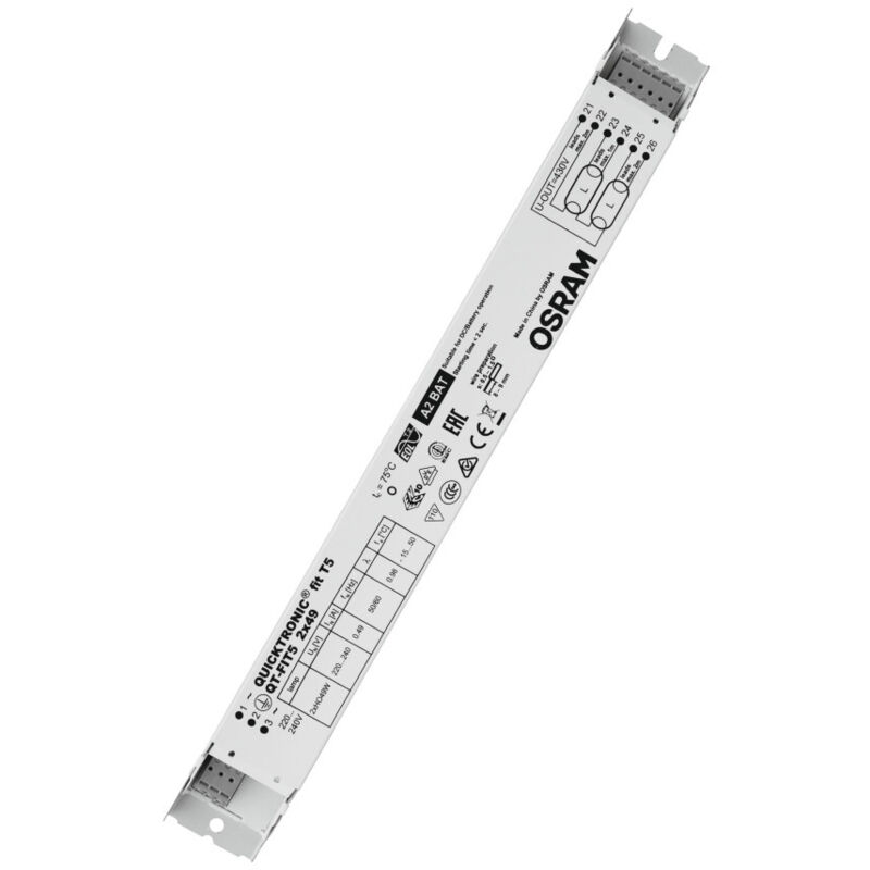 foto del prodotto ledvance osram quicktronic qt fit 5 qt fit5 2x49 220 240 lve 4008321832153 