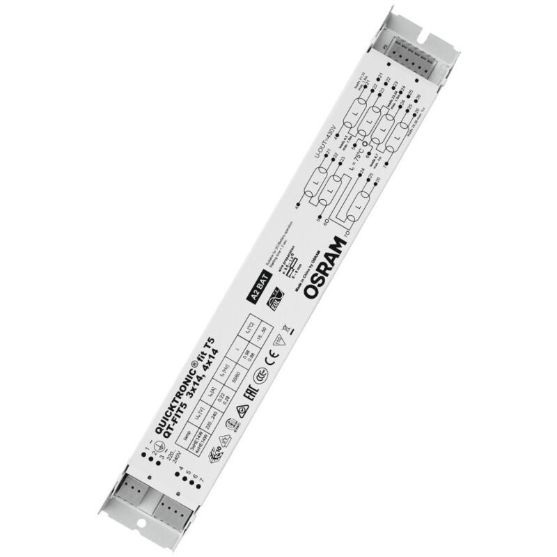 foto del prodotto ledvance osram quicktronic qt fit 5 qt fit5 3x14,4x14 220 240 lve 4008321971210 