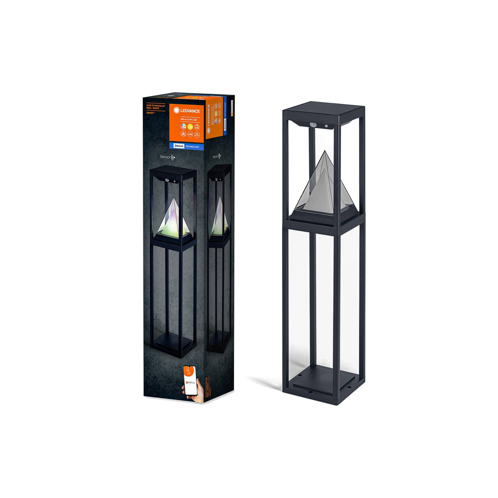 foto del prodotto ledvance smart bt solar alps pathway multicolor