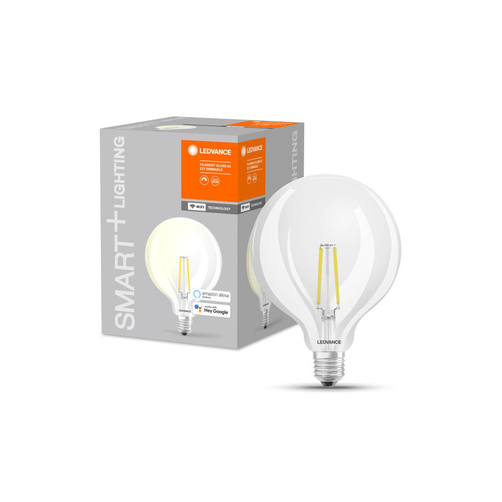 foto del prodotto ledvance smart wifi filamenti e27 6w 827 g125