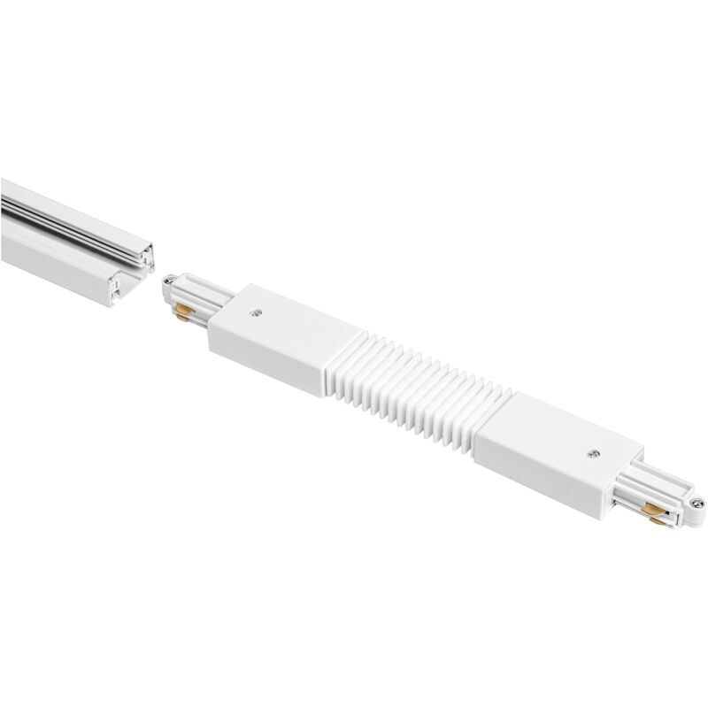 foto del prodotto ledvance tracklight connettore di alimentazione flessibile opzionale, bianco, per sistema a binario di alimentazione, design moderno in stile loft,