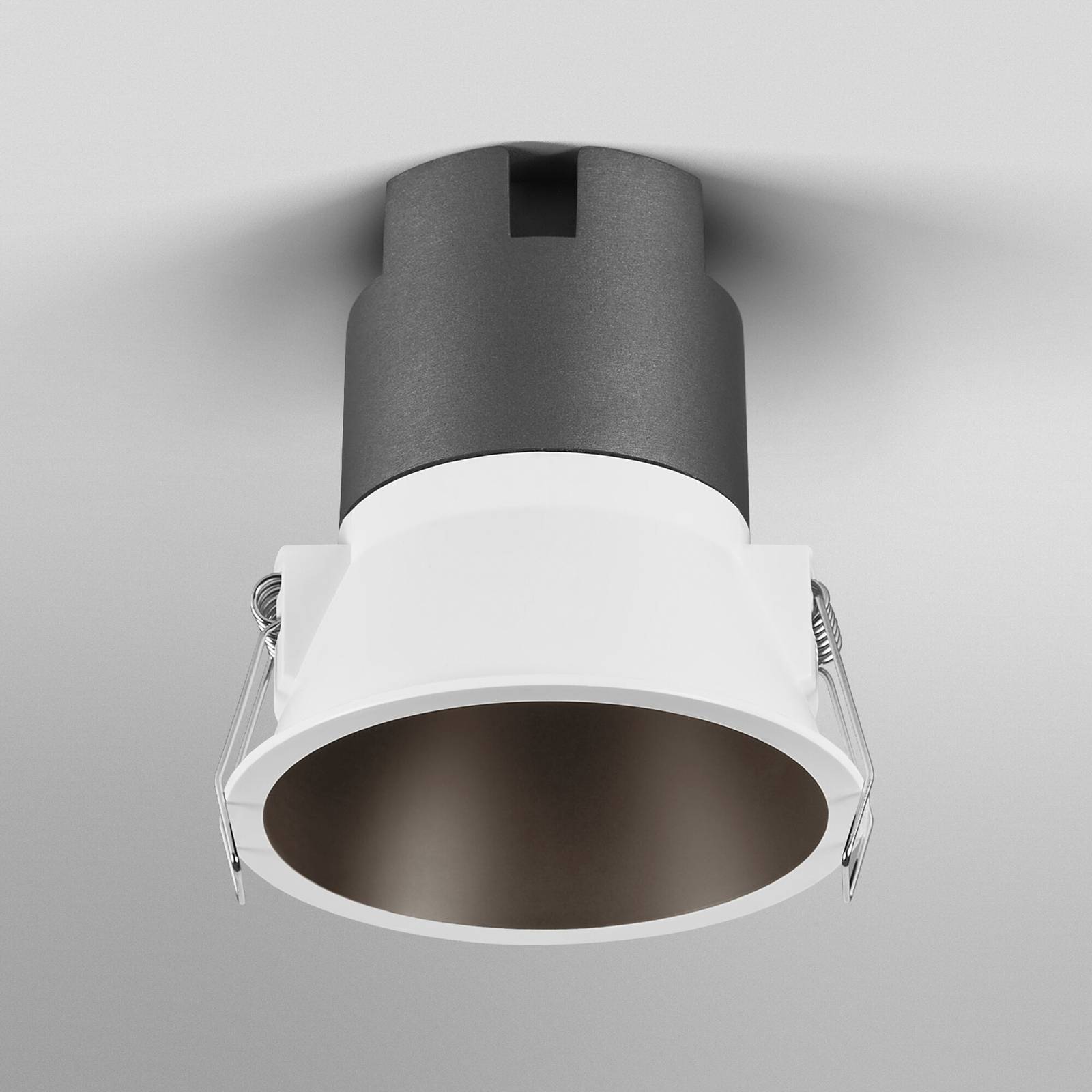 foto del prodotto ledvance twist spot incasso 9,3cm 830 bianco nero