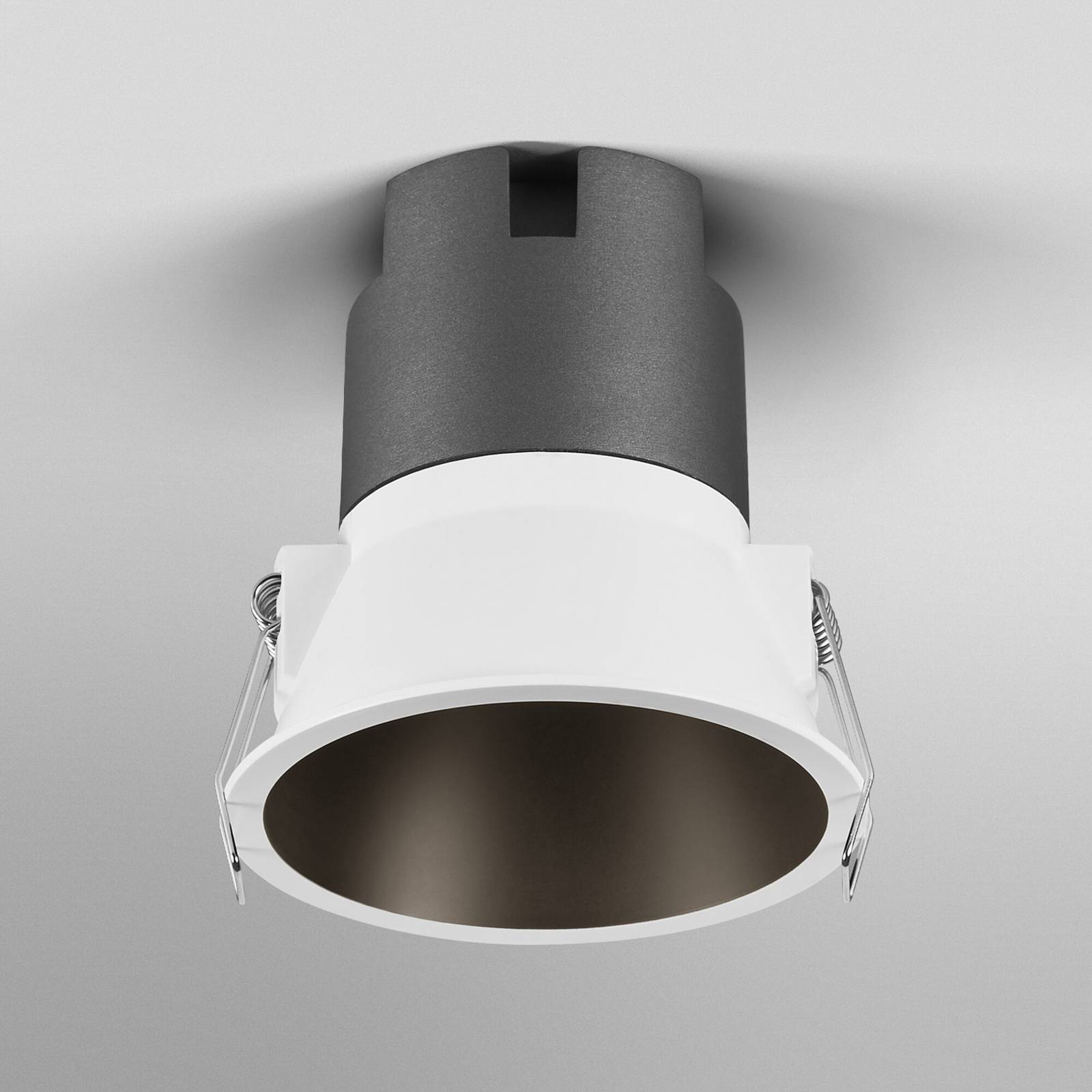 foto del prodotto ledvance twist spot incasso 9,3cm 840 bianco nero