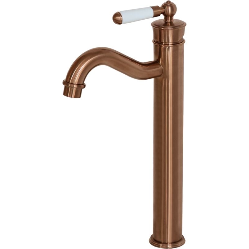 foto del prodotto leeds rubinetto per lavabo alto in rame essebagno