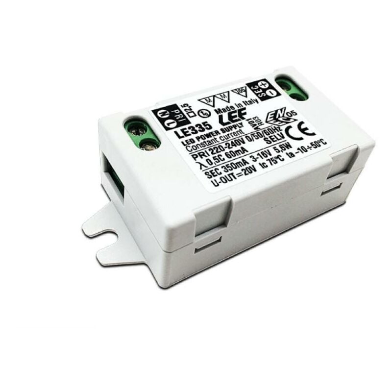 foto del prodotto lef alimentatore led corrente costante 5,6w 16vdc on off le335