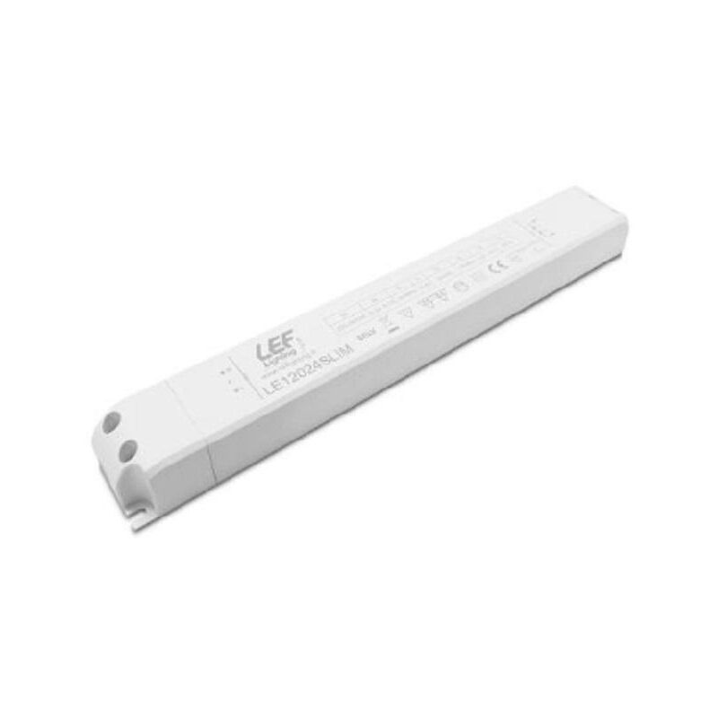 foto del prodotto lef - alimentatore led tensione costante 120w 24vdc ip20 le12024slim