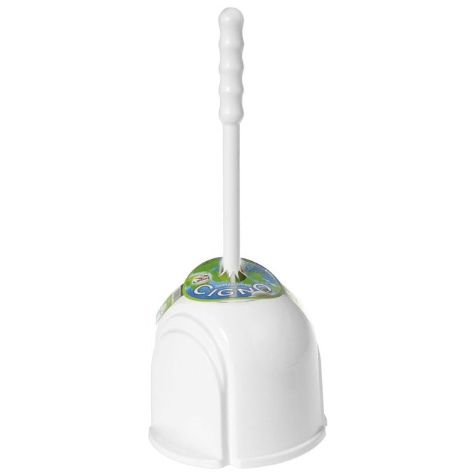 foto del prodotto lega portascopino wc cigno bianco 43cm