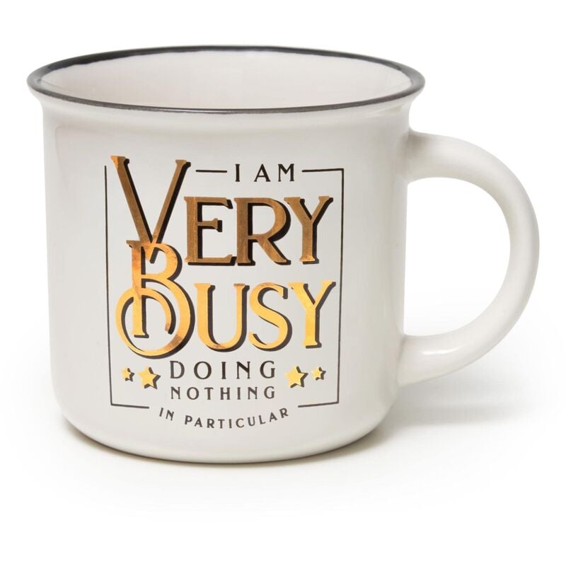 foto del prodotto legami cup puccino, tazza in porcellana new bone china, tema very busy, take a break collection, capacit 350 ml, lavabile in lavastoviglie