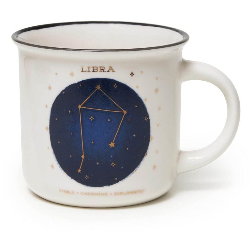 foto del prodotto legami tazza, count your lucky stars, tazza in porcellana new bone china, segno zodiacale laminato in oro, lavabile in lavastoviglie, capacit 350