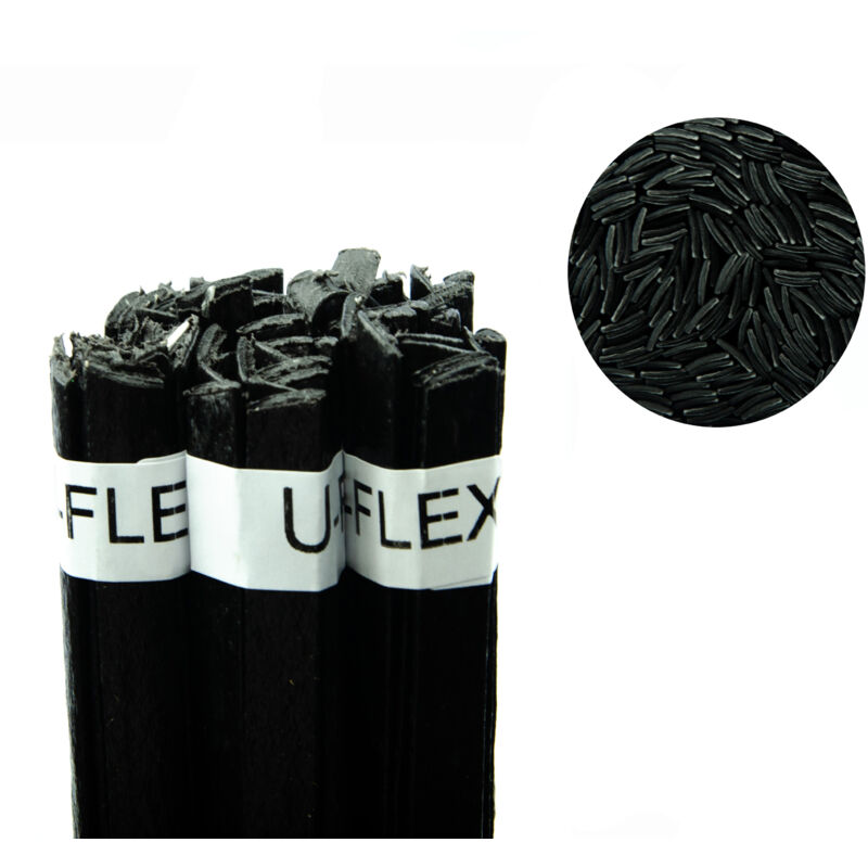 foto del prodotto legante per saldatura in plastica nera u flex 100g