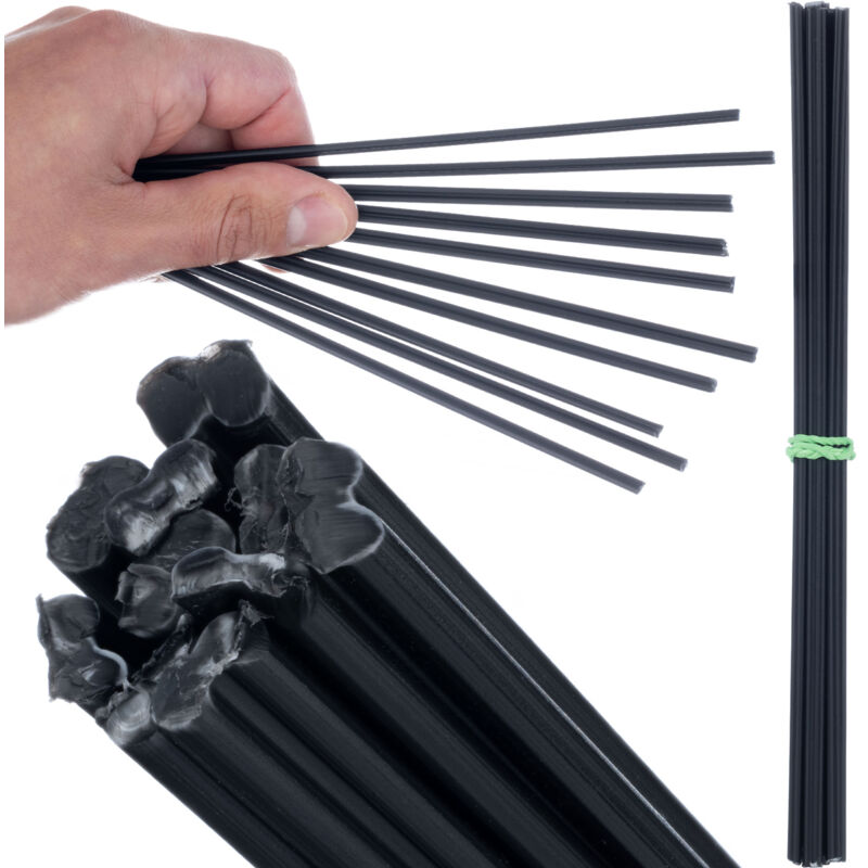 foto del prodotto legante per saldatura plastica pp nero 10pz 20cm