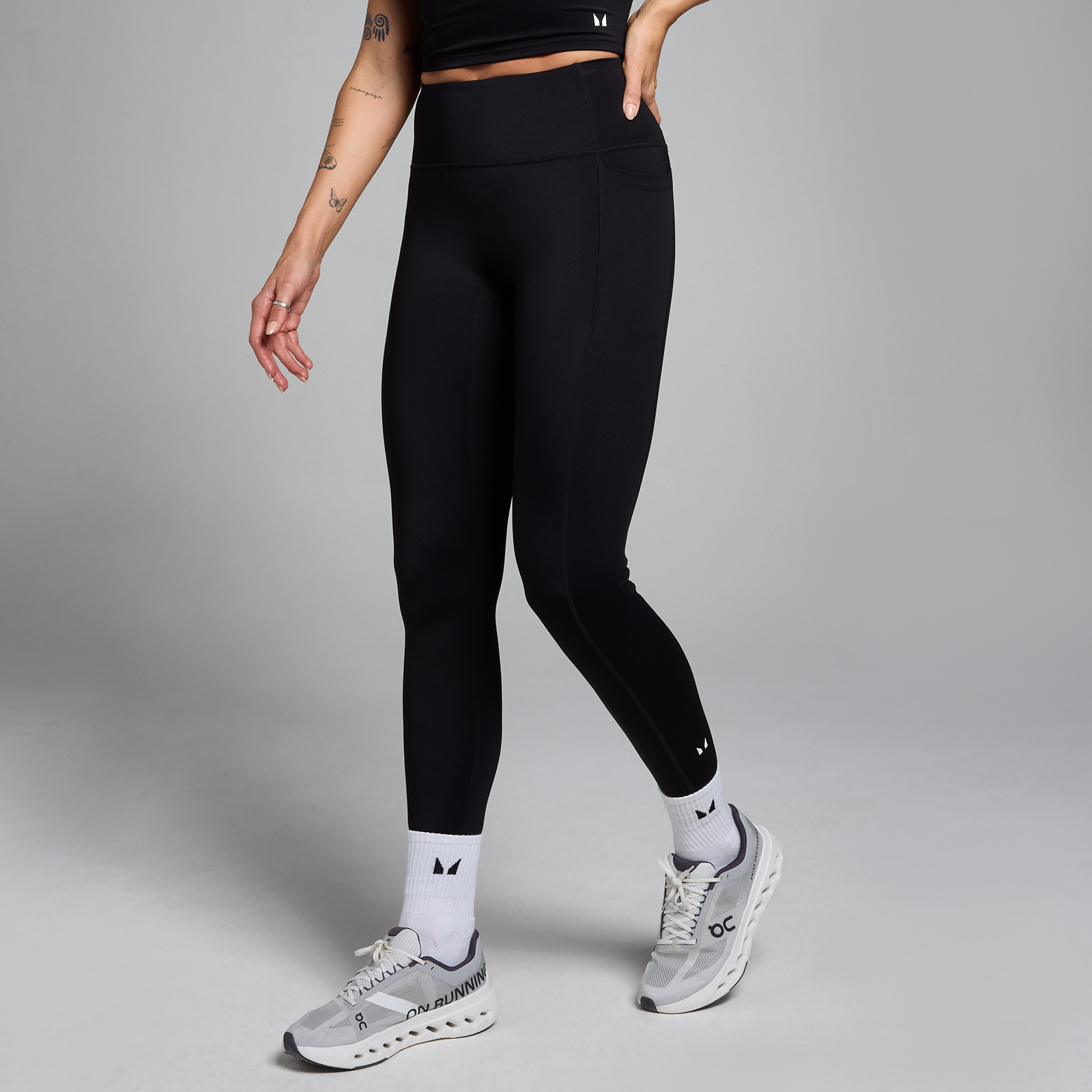 foto del prodotto leggings con tasca mp active da donna neri l